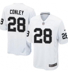 Mens Oakland Raiders #28 Gareon Conley White Elite Jersey