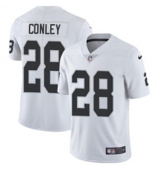 Mens Oakland Raiders #28 Gareon Conley White Rush Limited Jersey
