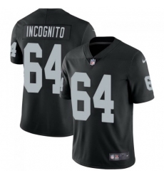 Mens Oakland Raiders 64 Richie Incognito Vapor Untouchable Limited Black Jersey