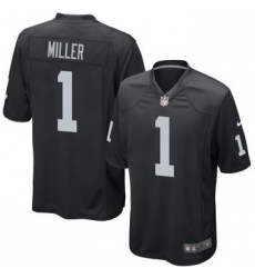 Men's Oakland Raiders Kolton Miller Nike Black 2018 NFL Draft First Round Pick Elite Jersey
