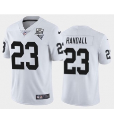 Men's Oakland Raiders White #23 Damarious Randall 2020 Inaugural Season Vapor Limited Stitched NFL Jersey