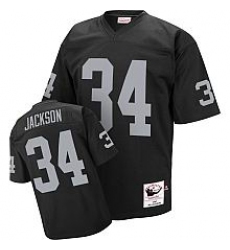 Mitchell & Ness Los Angeles Raiders 1987 34 Bo Jackson Authentic Throwback Jersey
