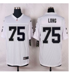 NEW Oakland Raiders #75 Howie Long White Men Stitched NFL Elite Jersey