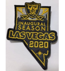 NFL Raiders Inaugural Patch Biaog