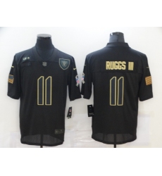 Nike Las Vegas Raiders 11 Henry Ruggs III Black 2020 Salute To Service Limited Jersey
