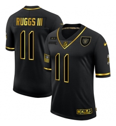 Nike Las Vegas Raiders 11 Henry Ruggs III Black Gold 2020 Salute To Service Limited Jersey