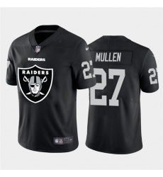 Nike Las Vegas Raiders 27 Trayvon Mullen Black Team Big Logo Vapor Untouchable Limited Jersey