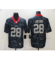 Nike Las Vegas Raiders 28 Josh Jacobs Black Camo Limited Jersey