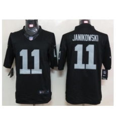 Nike Oakland Raiders 11 Sebastian Janikowski black Limited NFL Jersey
