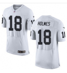 Nike Oakland Raiders #18 Andre Holmes White Men 27s Stitched NFL New Elite Jersey