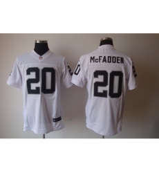 Nike Oakland Raiders 20 Darren McFadden White Elite NFL Jersey