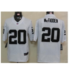 Nike Oakland Raiders 20 Darren Mcfadden white Limited NFL Jersey