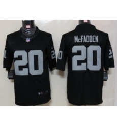 Nike Oakland Raiders 20 darren mcfadden black Limited NFL Jersey