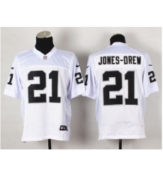 Nike Oakland Raiders 21 Maurice Jones-Drew White Elite NFL Jersey