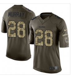 Nike Oakland Raiders #28 Latavius Murray Green Men 27s Stitched NFL Limited Salute to Service Jersey