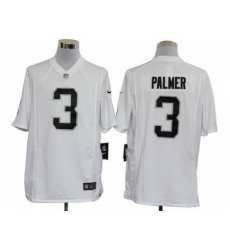 Nike Oakland Raiders 3 Carson Palmer White Game NFL Jersey