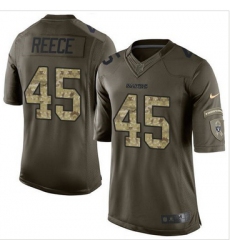 Nike Oakland Raiders #45 Marcel Reece Green Men 27s Stitched NFL Limited Salute to Service Jersey