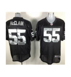 Nike Oakland Raiders 55 Rolando McClain Black Elite NFL Jersey