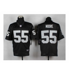 Nike Oakland Raiders 55 Sio Moore black Elite NFL Jersey