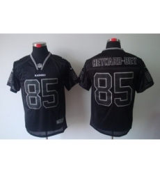 Nike Oakland Raiders 85 Darrius Heyward-Bey Black Elite Lights Out NFL Jersey