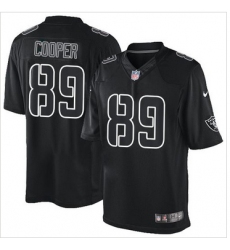 Nike Oakland Raiders #89 Amari Cooper Black Mens Stitched NFL Impact Limited Jersey