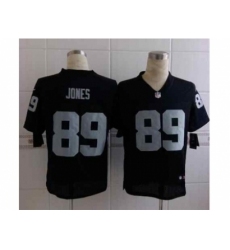 Nike Oakland Raiders 89 James Jones Black Elite NFL Jersey