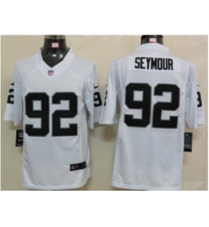 Nike Oakland Raiders 92 Richard Seymour white Limited NFL Jersey
