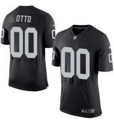 Nike Raiders #00 Jim Otto Black Team Color Mens Stitched NFL New Elite Jersey