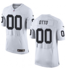 Nike Raiders #00 Jim Otto White Mens Stitched NFL New Elite Jersey
