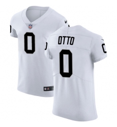 Nike Raiders #00 Jim Otto White Mens Stitched NFL Vapor Untouchable Elite Jersey