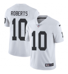 Nike Raiders #10 Seth Roberts White Mens Stitched NFL Vapor Untouchable Limited