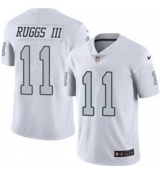 Nike Raiders 11 Henry Ruggs III White Men Stitched NFL Limited Rush Jersey