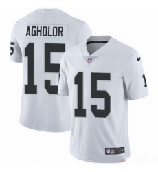 Nike Raiders 15 Nelson Agholor White Men Stitched NFL Vapor Untouchable Limited Jersey