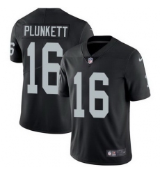 Nike Raiders 16 Jim Plunkett Black Vapor Untouchable Limited Jersey