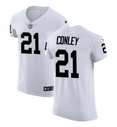 Nike Raiders #21 Gareon Conley White Mens Stitched NFL Vapor Untouchable Elite Jersey