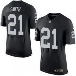 Nike Raiders #21 Sean Smith Black Team Color Mens Stitched NFL New Elite Jersey