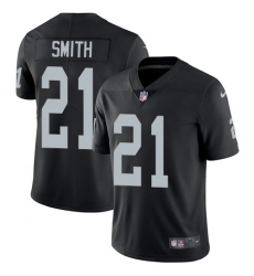 Nike Raiders #21 Sean Smith Black Team Color Mens Stitched NFL Vapor Untouchable Limited Jersey
