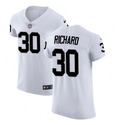 Nike Raiders #30 Jalen Richard White Mens Stitched NFL Vapor Untouchable Elite Jersey