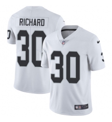 Nike Raiders #30 Jalen Richard White Mens Stitched NFL Vapor Untouchable Limited Jersey