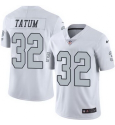 Nike Raiders #32 Jack Tatum White Mens Stitched NFL Limited Rush Jersey