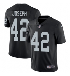 Nike Raiders #42 Karl Joseph Black Team Color Mens Stitched NFL Vapor Untouchable Limited Jersey