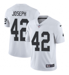 Nike Raiders #42 Karl Joseph White Mens Stitched NFL Vapor Untouchable Limited Jersey