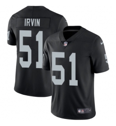 Nike Raiders #51 Bruce Irvin Black Team Color Mens Stitched NFL Vapor Untouchable Limited Jersey