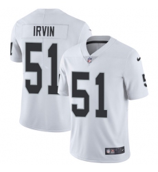 Nike Raiders #51 Bruce Irvin White Mens Stitched NFL Vapor Untouchable Limited Jersey