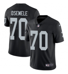 Nike Raiders #70 Kelechi Osemele Black Team Color Mens Stitched NFL Vapor Untouchable Limited Jersey