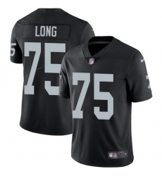 Nike Raiders #75 Howie Long Black Team Color Mens Stitched NFL Vapor Untouchable Limited Jersey