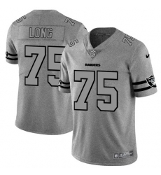 Nike Raiders 75 Howie Long Men Nike Gray Gridiron II Vapor Untouchable Limited NFL Jersey
