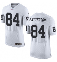 Nike Raiders #84 Cordarrelle Patterson White Mens Stitched NFL New Elite Jersey