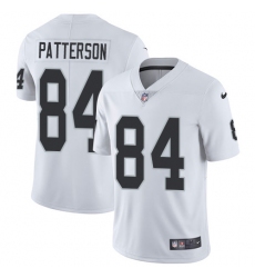 Nike Raiders #84 Cordarrelle Patterson White Mens Stitched NFL Vapor Untouchable Limited Jersey