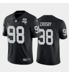 Nike Raiders 98 Maxx Crosby Black 2020 Inaugural Season Vapor Untouchable Limited Jersey
